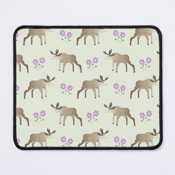 Item preview, Design moose with flower designed and sold by SketchZeit.