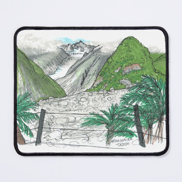 Item preview, Tour Aotearoa 2020 - Fox Glacier designed and sold by Tom Napper Design.
