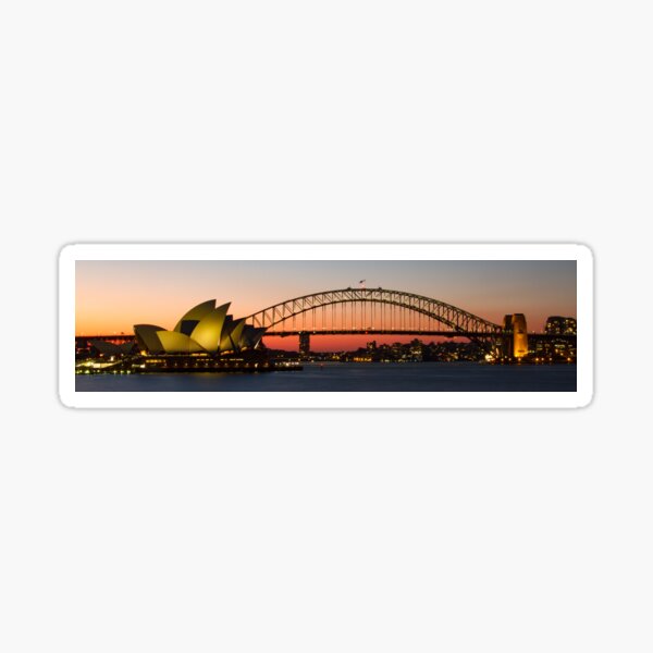 Sydney's Famous - Harbour Bridge & Opera House Sticker