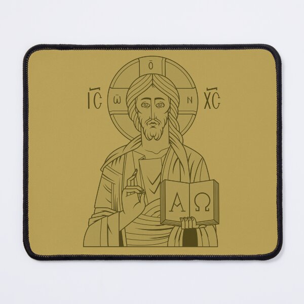 Item preview, Orthodox Icon of Jesus Christ. Spiritual Alpha And Omega designed and sold by Rebel-Design.