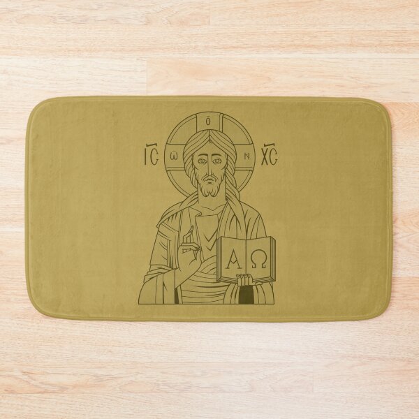 Item preview, Orthodox Icon of Jesus Christ. Spiritual Alpha And Omega designed and sold by Rebel-Design.