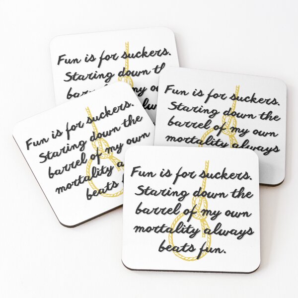 Item preview, Staring down the barrel of my own mortality always beats fun .2 designed and sold by RebeccaART5.