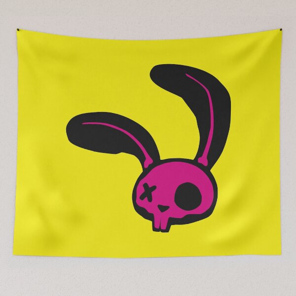 Item preview, Pink Punk Bunny Skull Graphic designed and sold by iscaStudioArt.