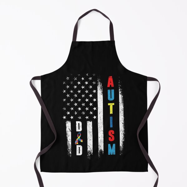 Item preview, Best Autism Dad Shirt American Flag Ribbon Awareness Disability Fathers Day designed and sold by adsmod.
