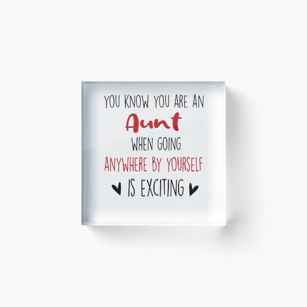 Item preview, You Know You're An Aunt When, Mothers Day Funny Aunt designed and sold by EasyPrintGift.