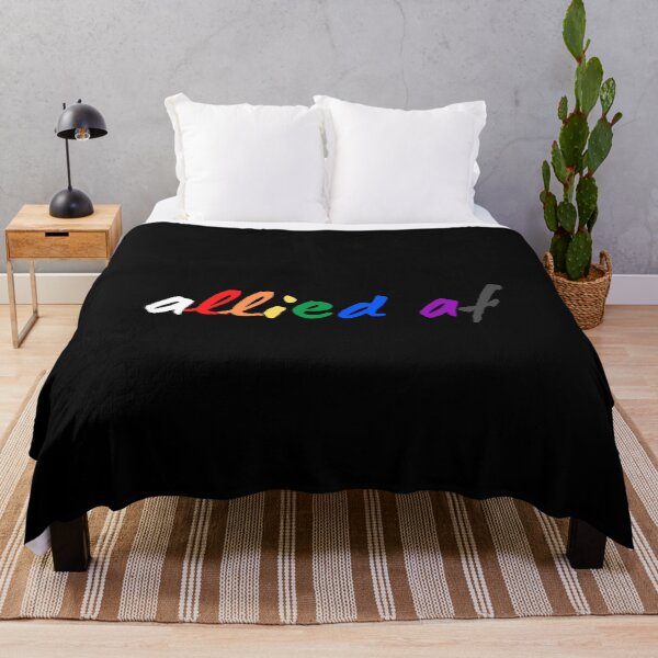 Item preview, Allied af Allies. LGBTQ Ally Pride designed and sold by Subtle Pride Shop.