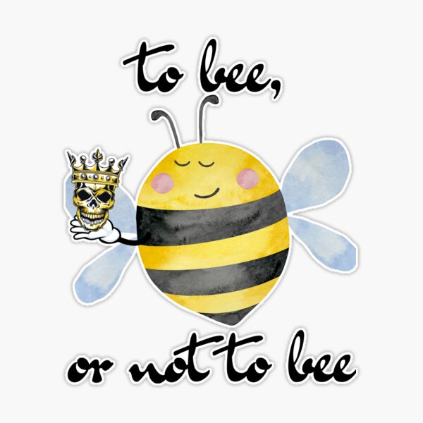 Bee stickers svg