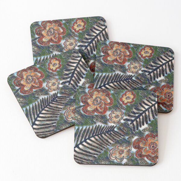 Item preview, Green Wild Flower Art  designed and sold by mindmaster007.