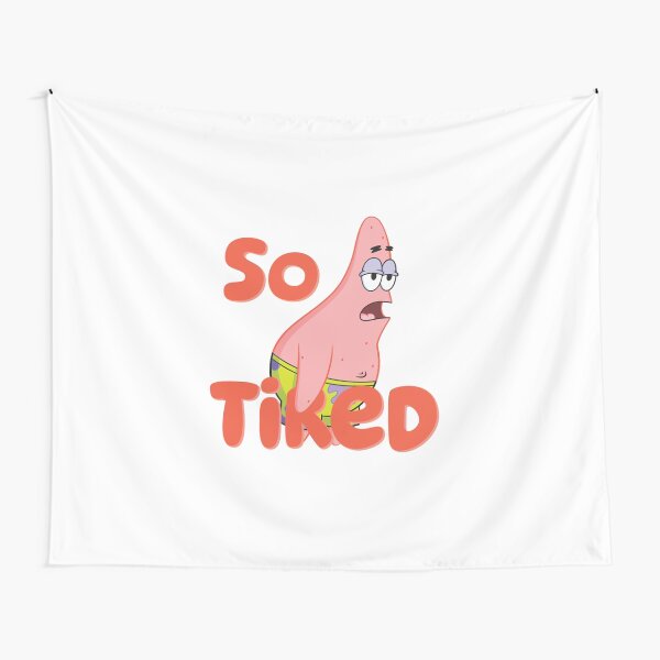 Patrick star discount white claw tapestry