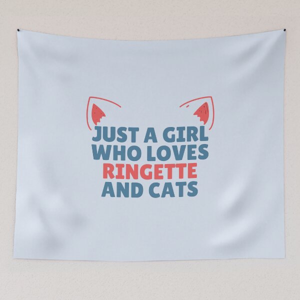 Item preview, Just a girl who loves ringette and cats designed and sold by dacdibac.