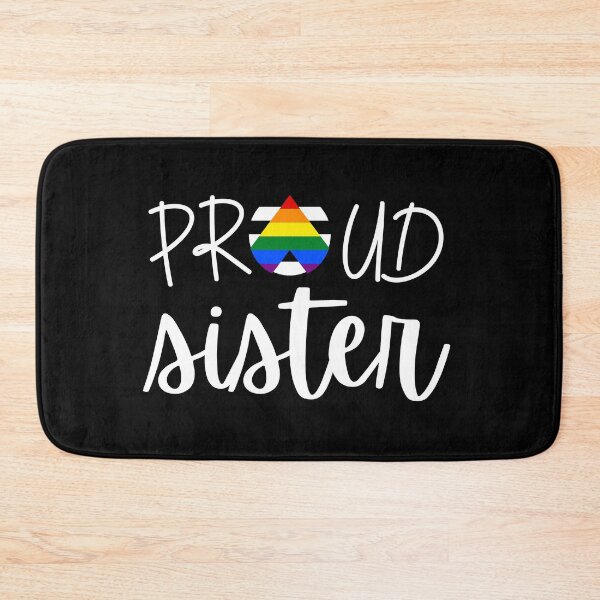 Item preview, Proud Sister Allies. LGBTQ Ally Pride designed and sold by Subtle Pride Shop.