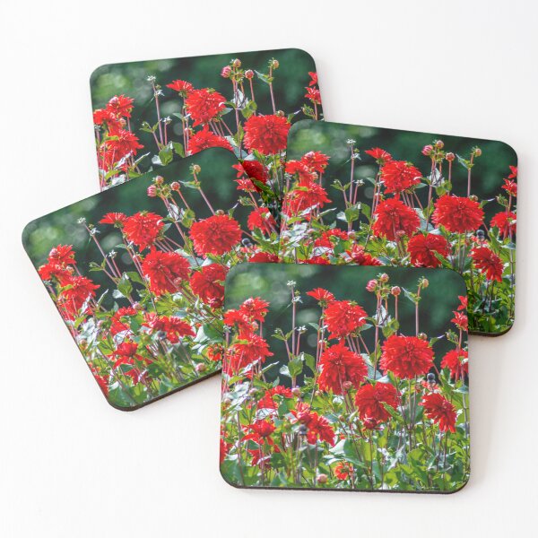 Item preview, BODENSEE : Red dahlias designed and sold by creefot.