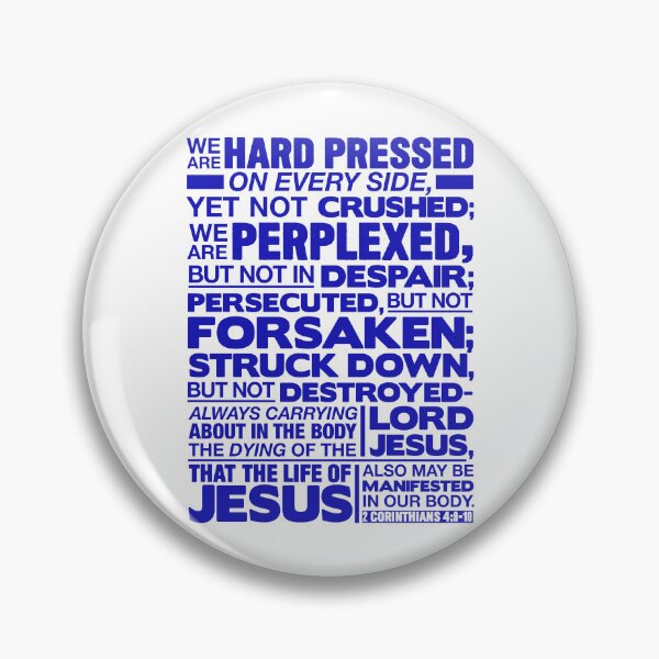 Item preview, 2 Corinthians 4:8-10 Not Forsaken designed and sold by plushism.
