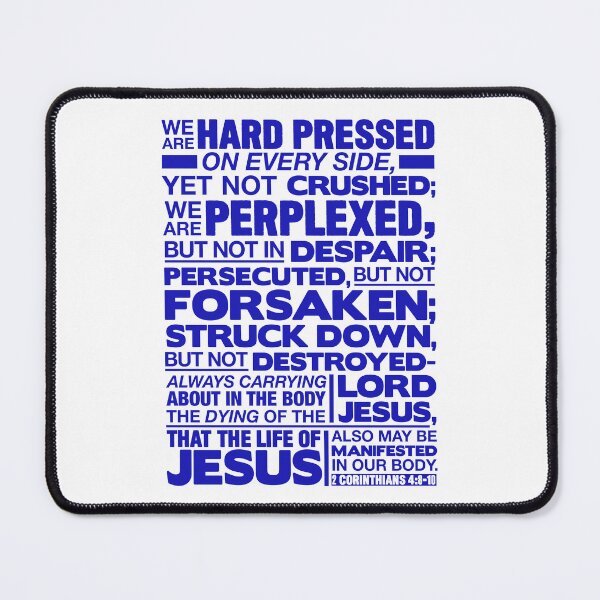 Item preview, 2 Corinthians 4:8-10 Not Forsaken designed and sold by plushism.