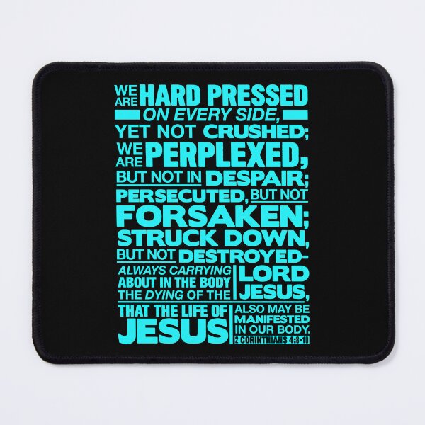 Item preview, 2 Corinthians 4:8-10 Not Forsaken designed and sold by plushism.