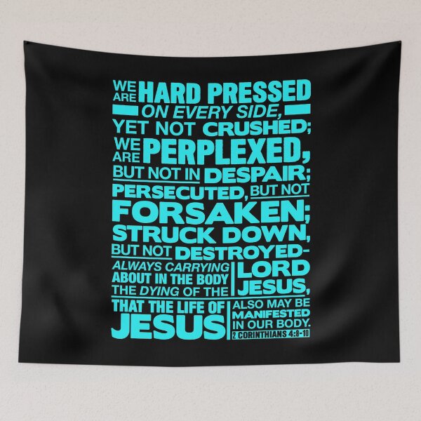 Item preview, 2 Corinthians 4:8-10 Not Forsaken designed and sold by plushism.