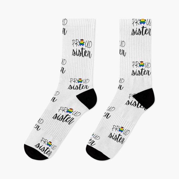 Item preview, Proud Sister Allies. LGBTQ Ally Pride designed and sold by Subtle Pride Shop.