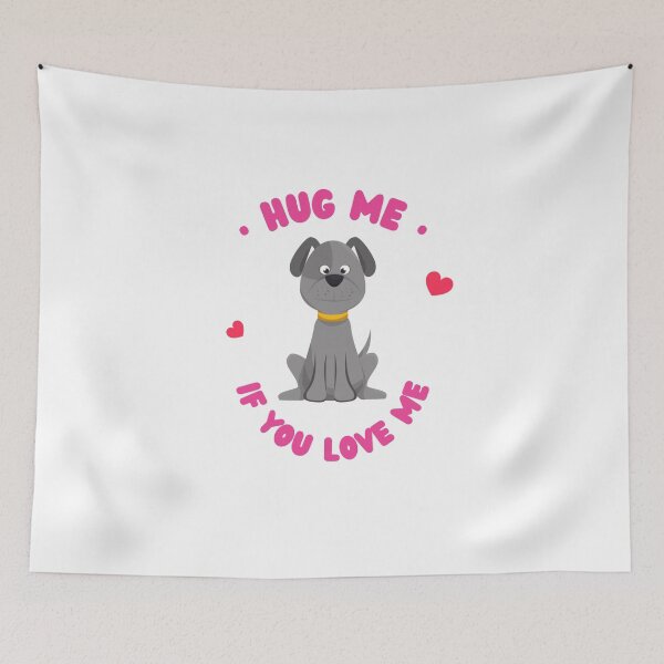 Item preview, Hug Me If You Love Me Classic T-shirt designed and sold by Doggy Mates.