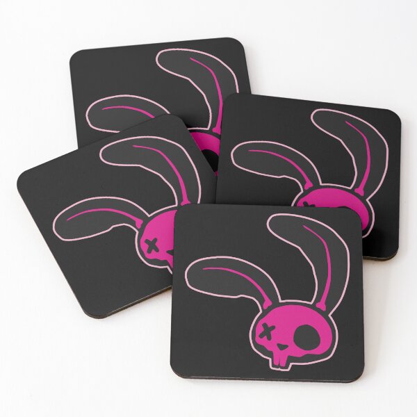 Item preview, Pink Punk Bunny Skull Graphic designed and sold by iscaStudioArt.