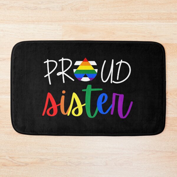 Item preview, Proud Sister Allies. LGBTQ Ally Pride designed and sold by Subtle Pride Shop.
