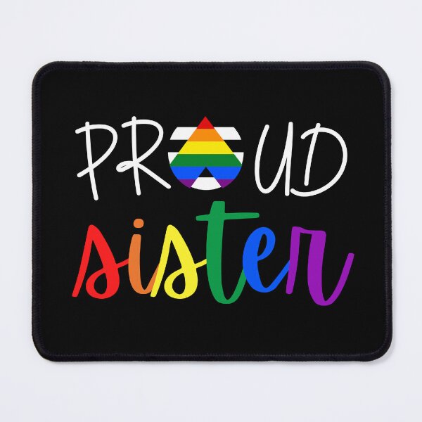 Item preview, Proud Sister Allies. LGBTQ Ally Pride designed and sold by Subtle Pride Shop.