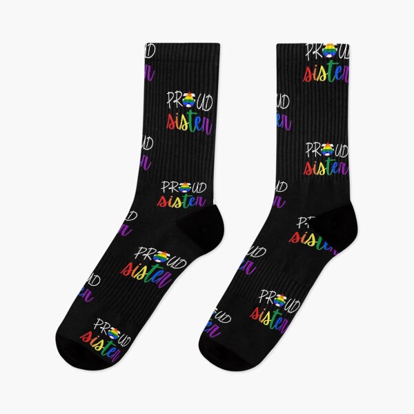 Item preview, Proud Sister Allies. LGBTQ Ally Pride designed and sold by Subtle Pride Shop.