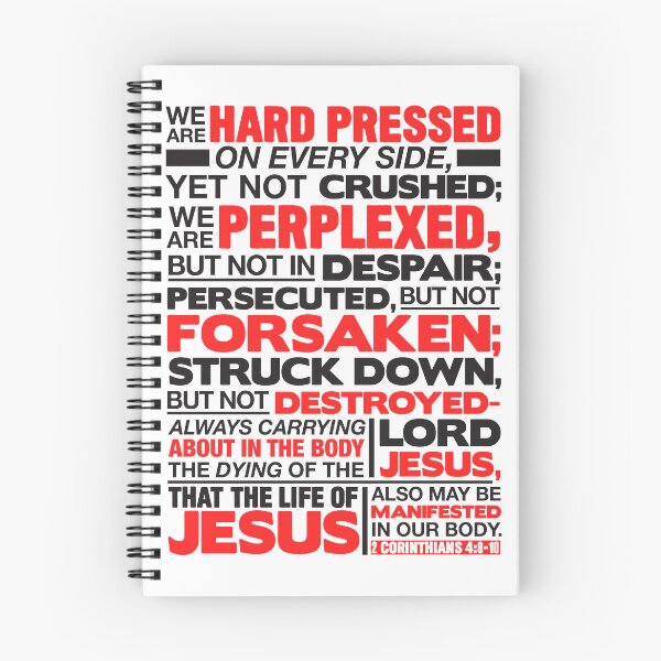 Item preview, 2 Corinthians 4:8-10 Not Forsaken designed and sold by plushism.