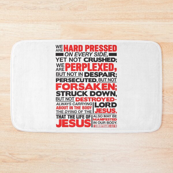 Item preview, 2 Corinthians 4:8-10 Not Forsaken designed and sold by plushism.