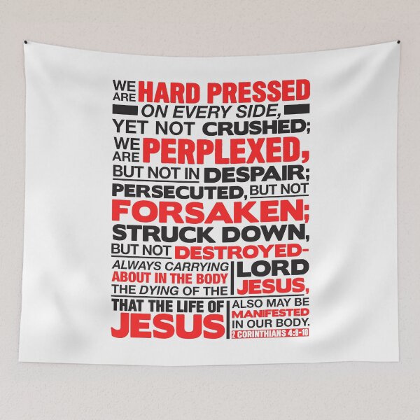 Item preview, 2 Corinthians 4:8-10 Not Forsaken designed and sold by plushism.