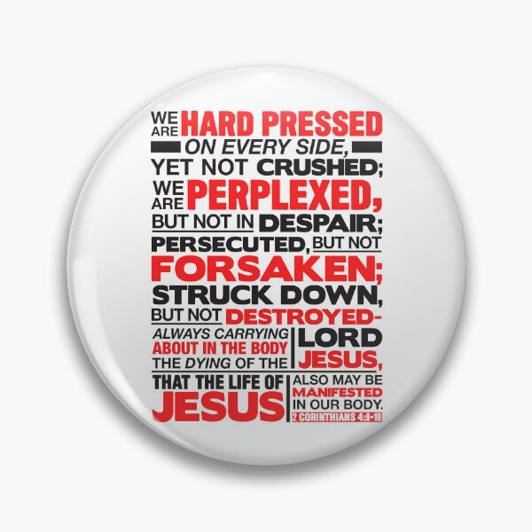 Item preview, 2 Corinthians 4:8-10 Not Forsaken designed and sold by plushism.