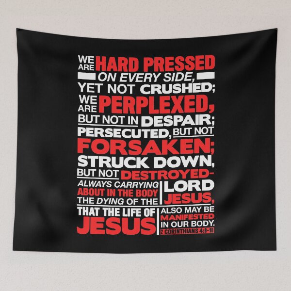 Item preview, 2 Corinthians 4:8-10 Not Forsaken designed and sold by plushism.