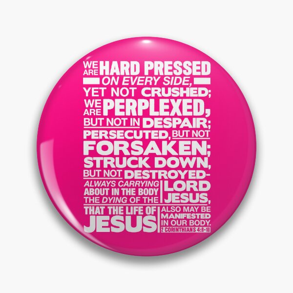 Item preview, 2 Corinthians 4:8-10 Not Forsaken designed and sold by plushism.
