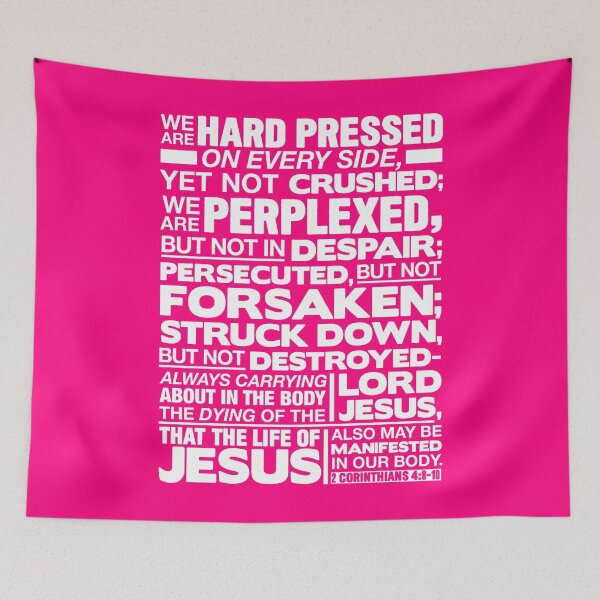 Item preview, 2 Corinthians 4:8-10 Not Forsaken designed and sold by plushism.