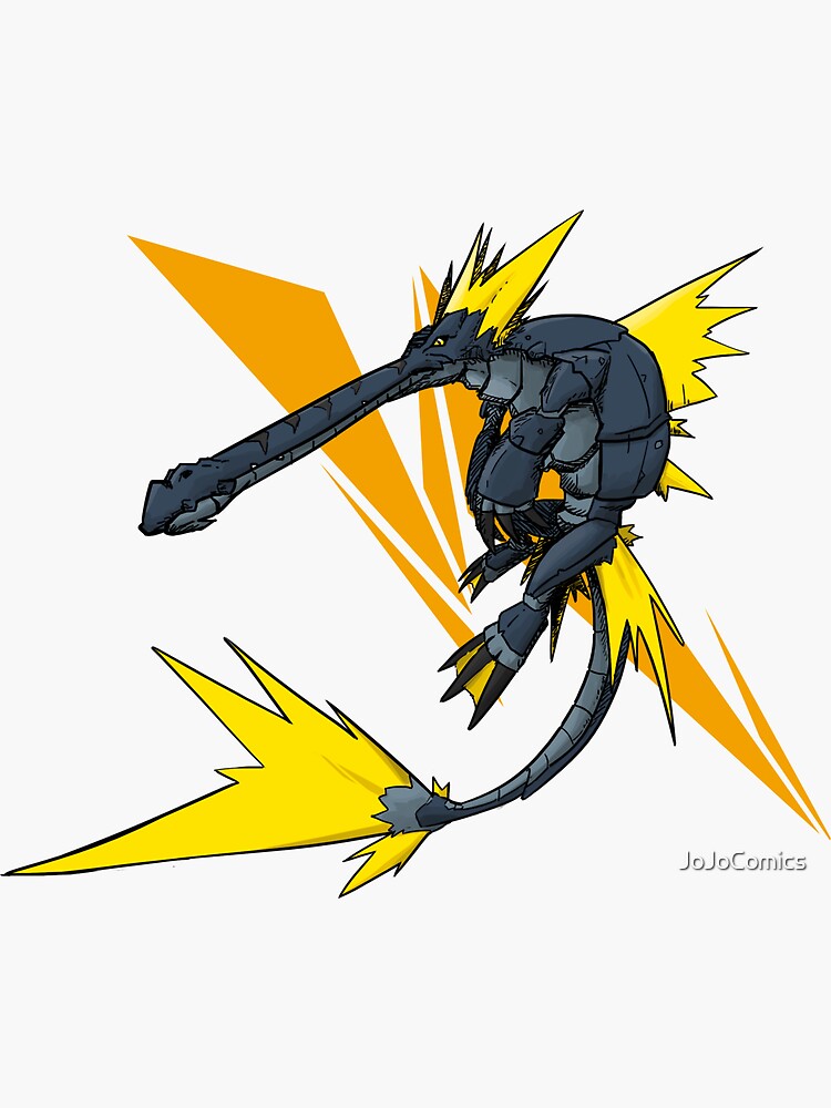 "Lightning Dragon" Sticker by Redbubble