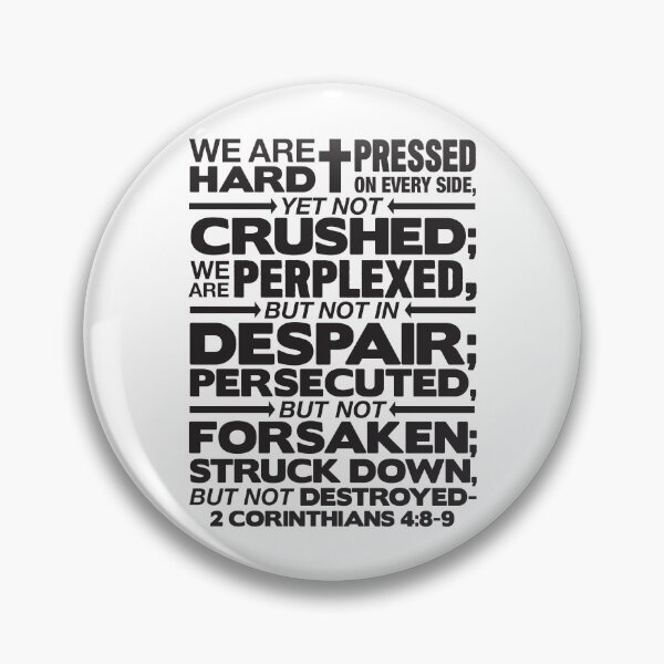 Item preview, 2 Corinthians 4:8-9 Not Forsaken designed and sold by plushism.