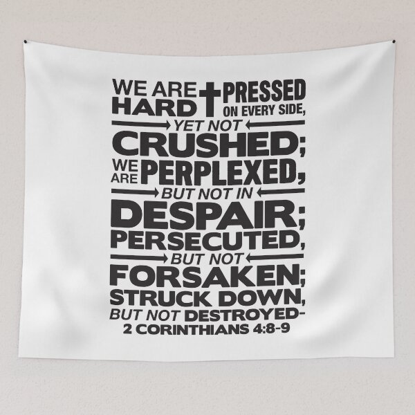 Item preview, 2 Corinthians 4:8-9 Not Forsaken designed and sold by plushism.
