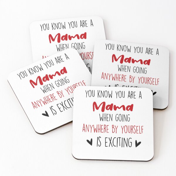 Item preview, You Know You're A Mama When, Mothers Day Funny Mom designed and sold by EasyPrintGift.