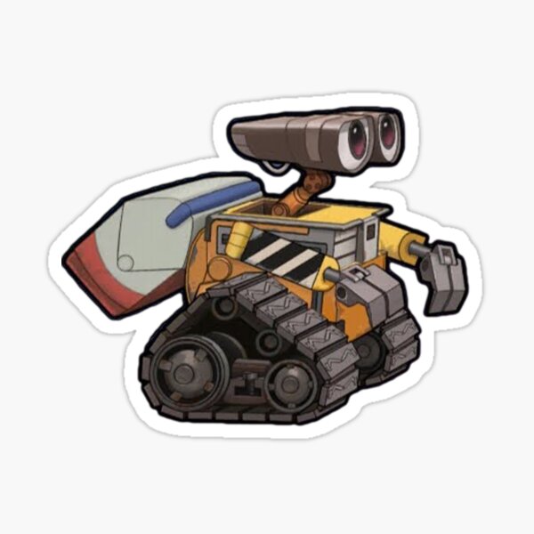 "WALLE" Sticker by Brikzz Redbubble