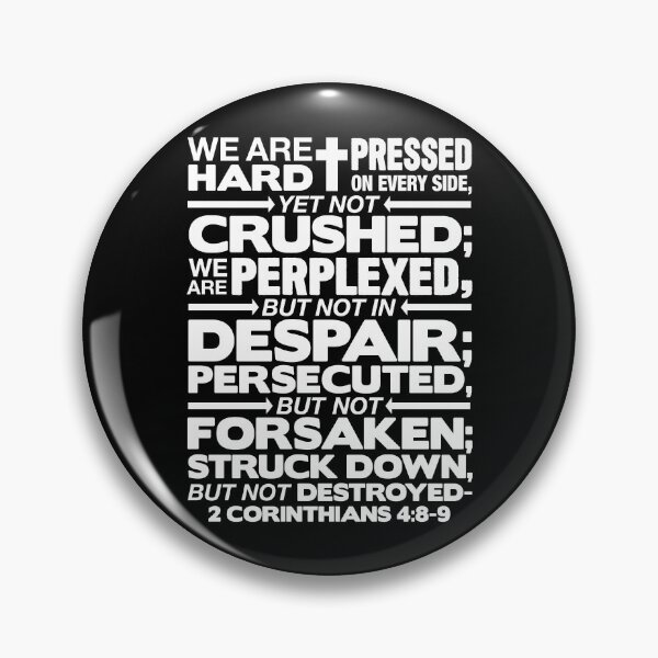 Item preview, 2 Corinthians 4:8-9 Not Forsaken designed and sold by plushism.