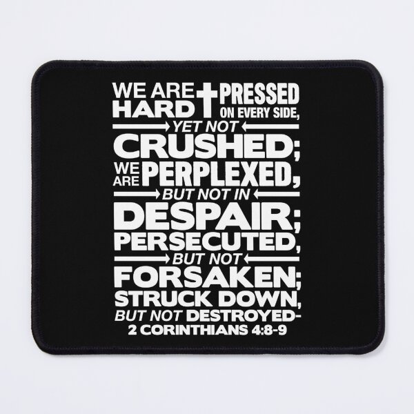Item preview, 2 Corinthians 4:8-9 Not Forsaken designed and sold by plushism.