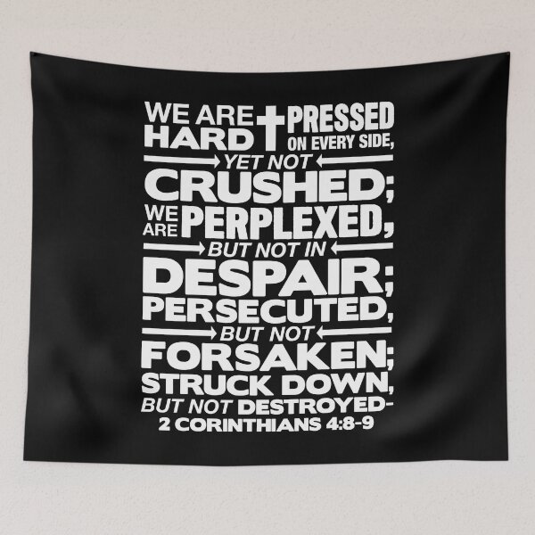 Item preview, 2 Corinthians 4:8-9 Not Forsaken designed and sold by plushism.
