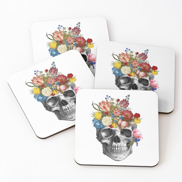 Item preview, Floral skull designed and sold by Mandy-Kuijper.