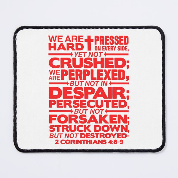 Item preview, 2 Corinthians 4:8-9 Not Forsaken designed and sold by plushism.