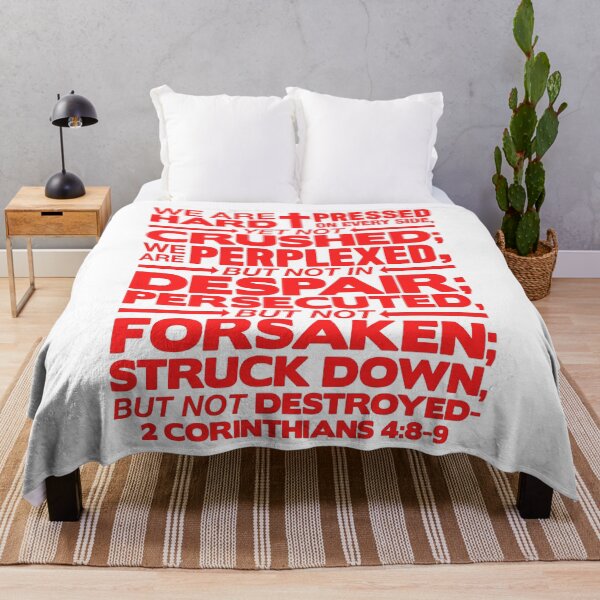 Item preview, 2 Corinthians 4:8-9 Not Forsaken designed and sold by plushism.