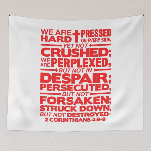 Item preview, 2 Corinthians 4:8-9 Not Forsaken designed and sold by plushism.