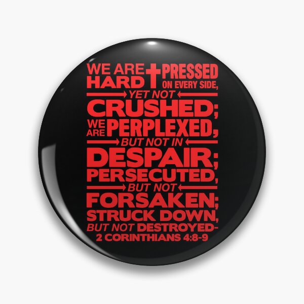Item preview, 2 Corinthians 4:8-9 Not Forsaken designed and sold by plushism.