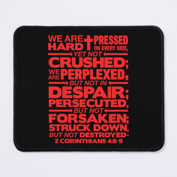 Item preview, 2 Corinthians 4:8-9 Not Forsaken designed and sold by plushism.