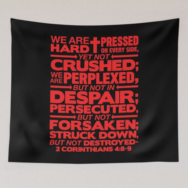 Item preview, 2 Corinthians 4:8-9 Not Forsaken designed and sold by plushism.