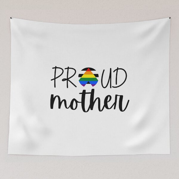 Item preview, Proud Mother Allies. LGBTQ Ally Pride designed and sold by Subtle Pride Shop.