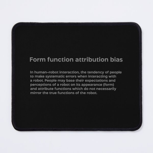 Item preview, Form function attribution bias FFAB grey designed and sold by EdimQuotes.